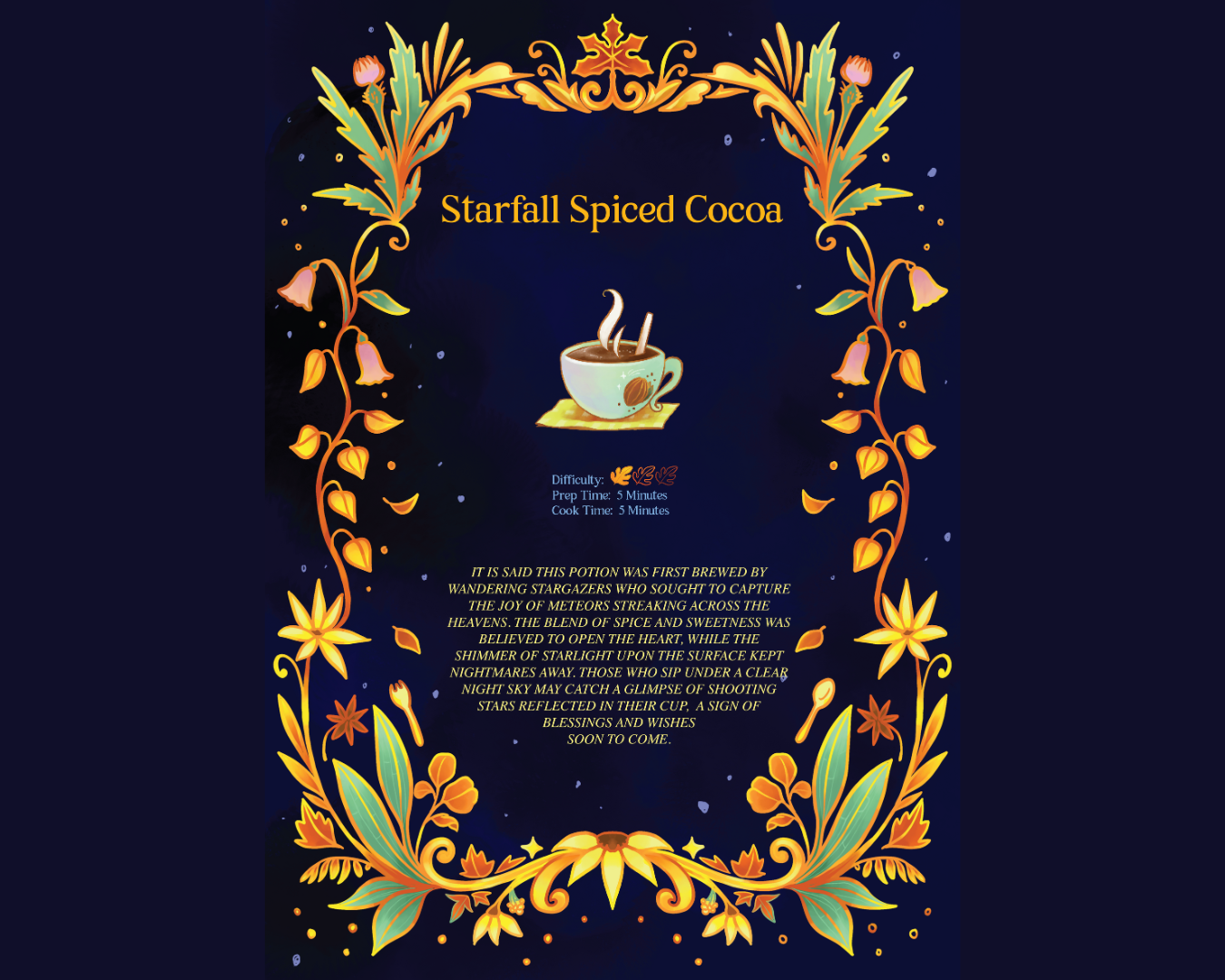 Fall and Wonder Digital Recipes